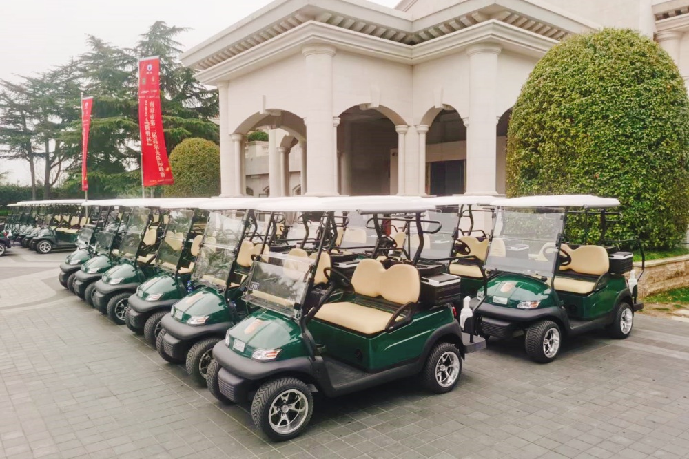 南京钟山国际高尔夫俱乐部首批高尔夫球车顺利交付